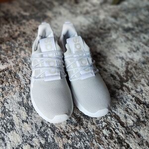Adidas Gray White Cloudfoam Men Sneakers Size 13